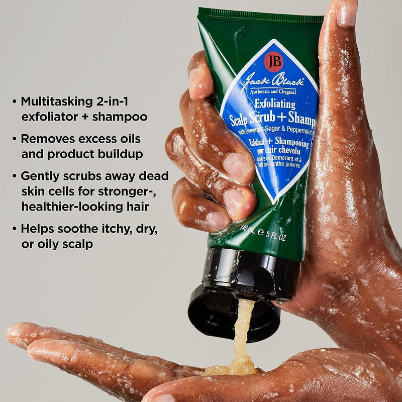 Jack Black Exfoliating Scalp Scrub + Shampoo