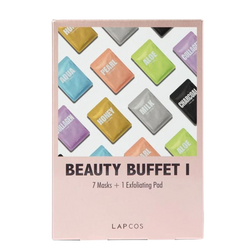 Lapcos Beauty Buffet I - 7 Sheet Masks & 1 Exfoliating Pad