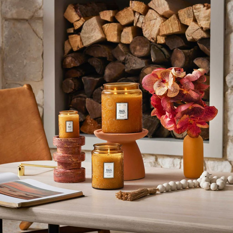 Voluspa Baltic Amber Luxe Jar Candle