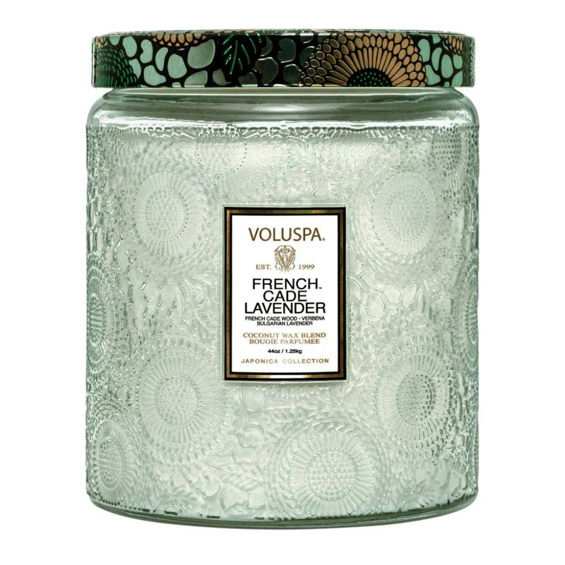 Voluspa French Cade Lavender Luxe Jar Candle