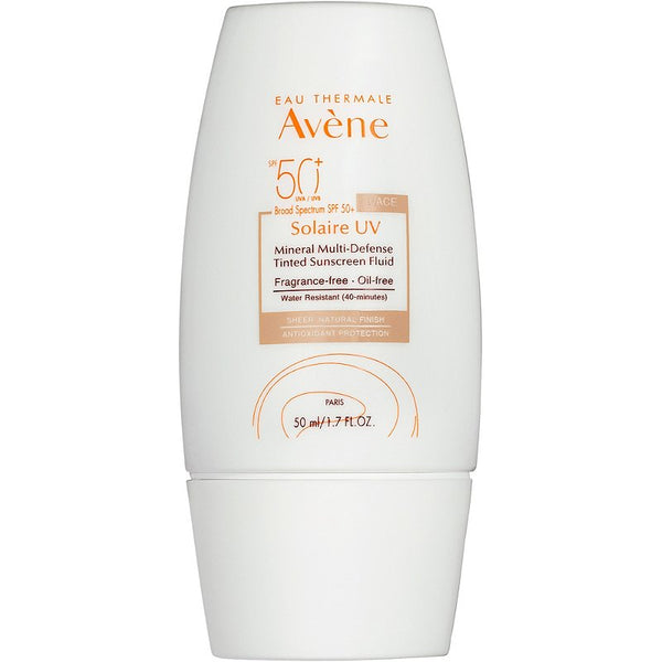 Avene Solaire UV Mineral Multi-Defense Tinted Sunscreen Fluid SPF50