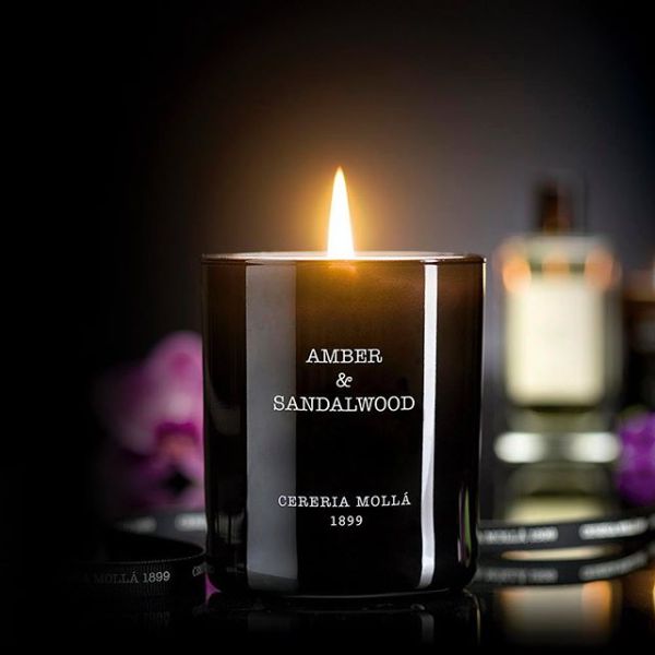 Amber & Sandalwood Candle 230g - CERERIA MOLLA 1899