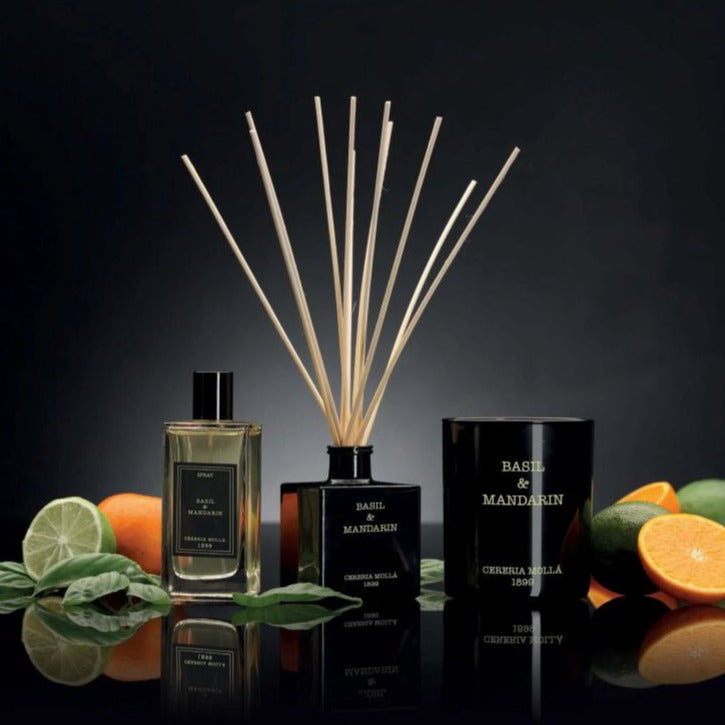 Cereria Molla Basil & Mandarin Reed Diffuser