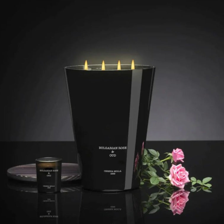 Cereria Molla Bulgarian Rose & Oud 4 Wick XXL Candle