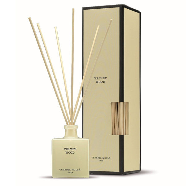 Cereria Molla Velvet Wood Reed Diffuser