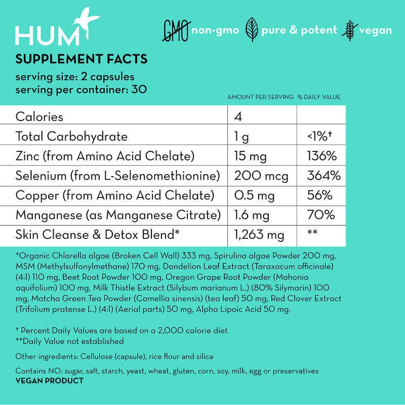 HUM Nutrition Daily Cleanse