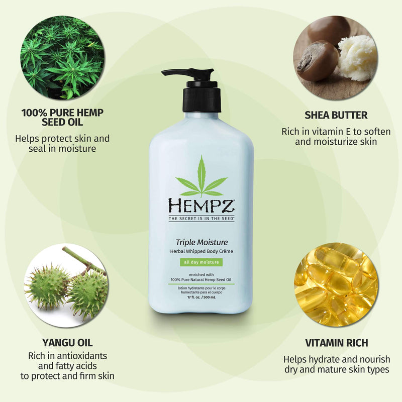 Hempz Herbal Body Moisturizer Triple Moisture