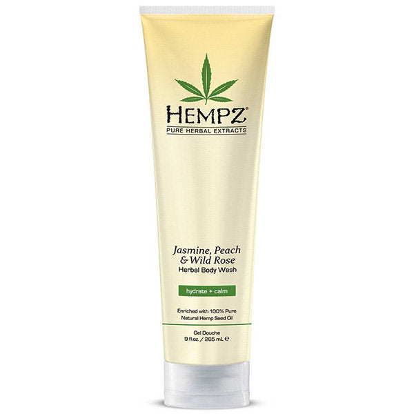 Hempz Herbal Body Wash Jasmine, Peach & Wild Rose