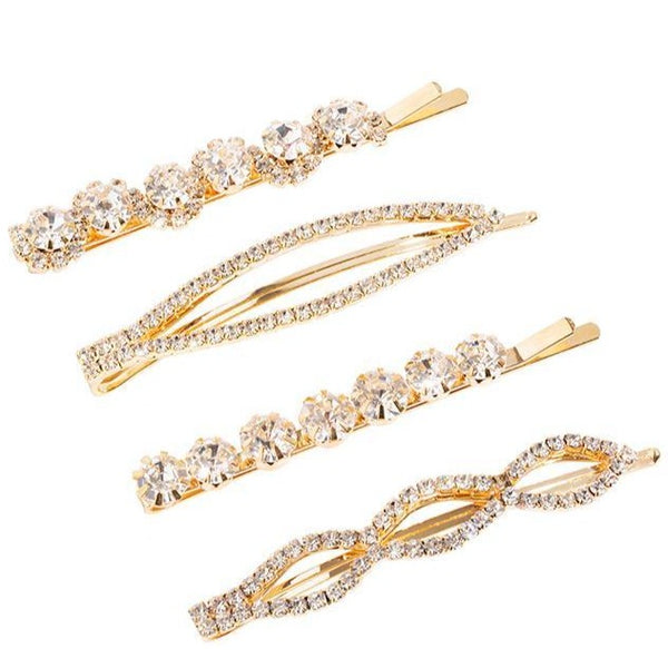 L Erickson Crystal Bobby Pins 4 Pack