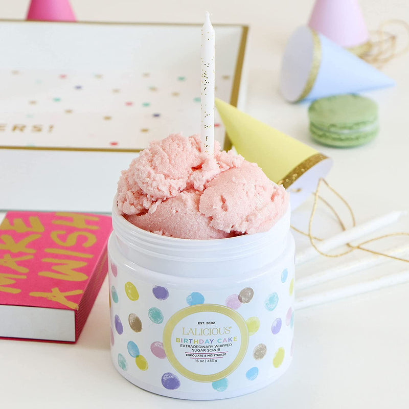 Lalicious Birthday Cake Extraordinary Whipped Sugar Scrub