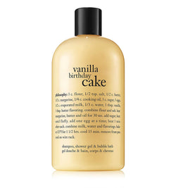 Philosophy Vanilla Birthday Cake Shampoo, Shower Gel & Bubble Bath