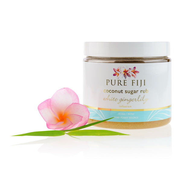 Pure Fiji White Gingerlily Coconut Sugar Rub