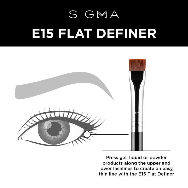 Sigma E15 Flat Definer Brush