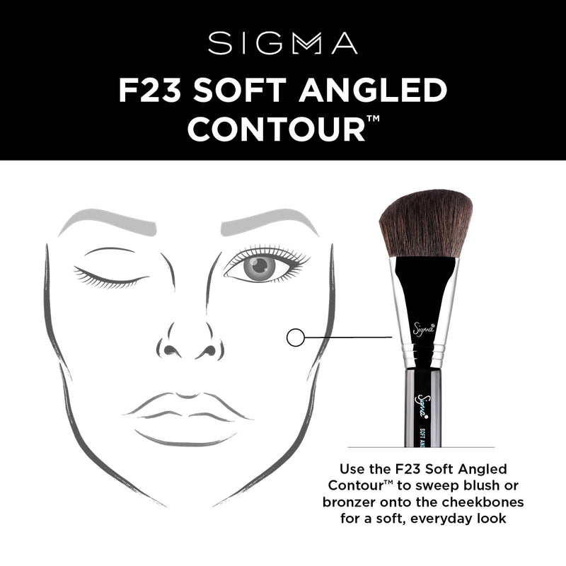Sigma F23 Soft Angled Contour Brush