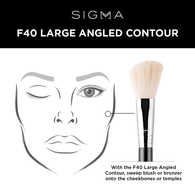 Sigma F40 Large Angled Contour Brush