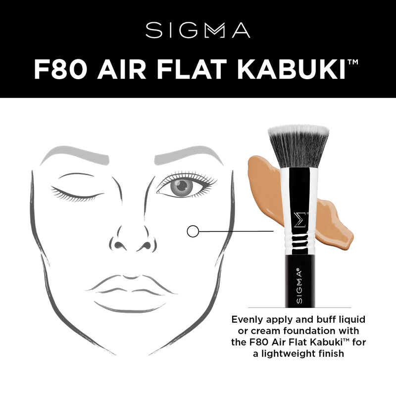 Sigma F80 Air Flat Kabuki Brush