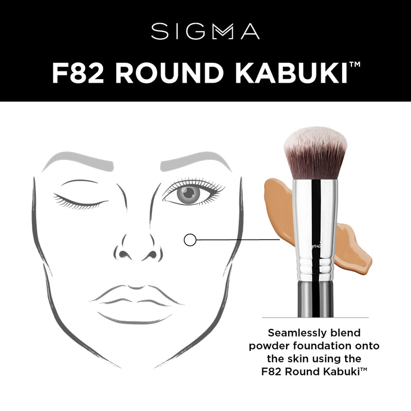 Sigma F82 Round Kabuki Brush