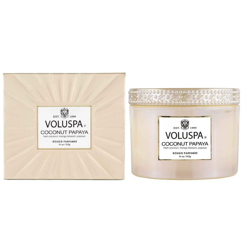 Voluspa Boxed Corta Maison Candle Coconut Papaya