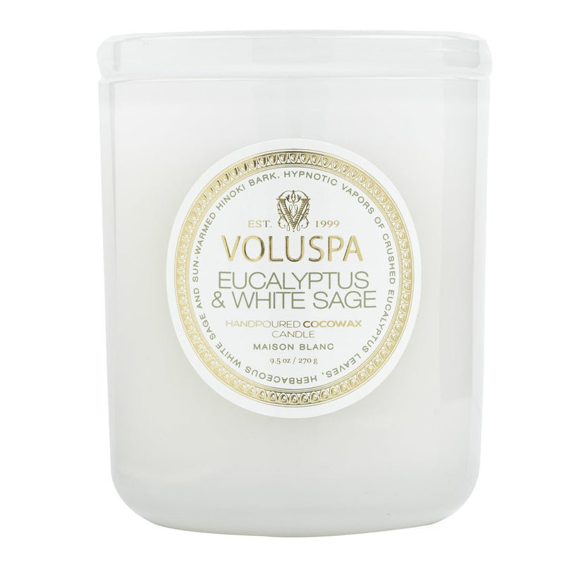 Voluspa Eucalyptus & White Sage Classic Maison Boxed Candle