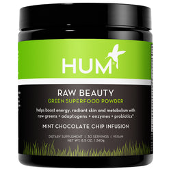 HUM Nutrition Raw Beauty Mint Chocolate Chip Infusion